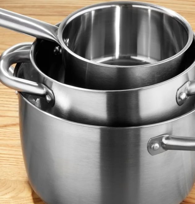 Stainless Steel Pots and Pans